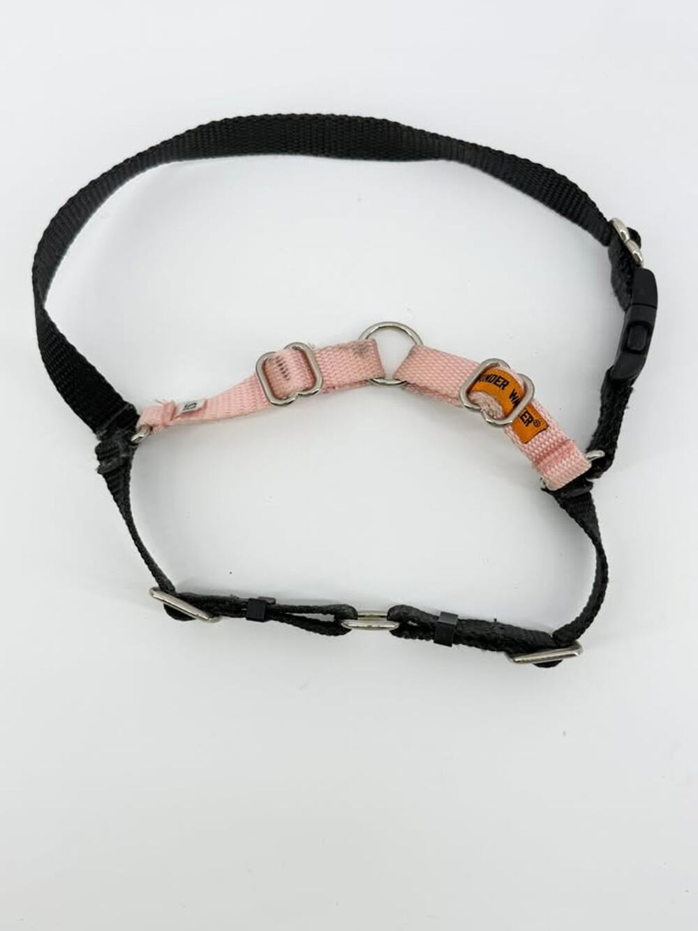 Wonder Walker® - No-Pull Dog Harness - Size XS Black/Pink